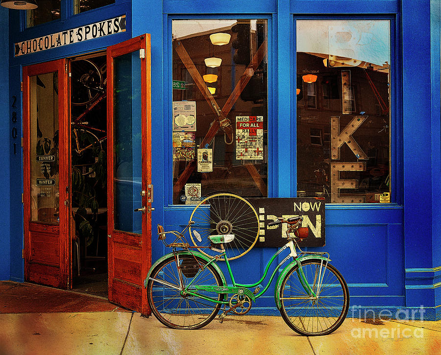 Chocolate Spokes Bicycle Photograph by Craig J Satterlee