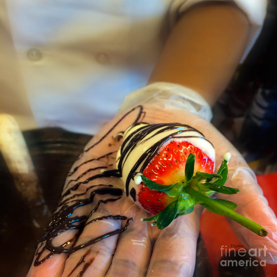 Strawberry Photograph - Chocolate Strawberries  by Steven Digman