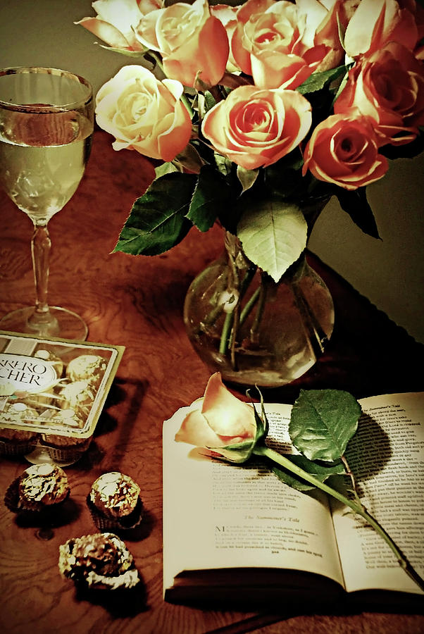 Chocolates and Roses Photograph by Diana Angstadt