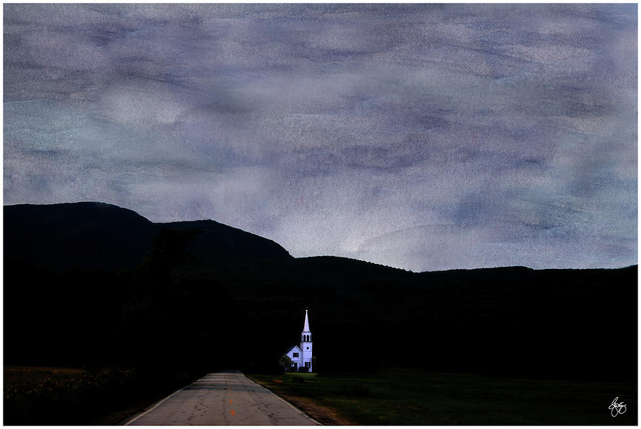 Chocorua Photograph - Chocorua Chapel Mindscape by Wayne King Chocorua Photograph - Chocorua Chapel Mindscape by Wayne King