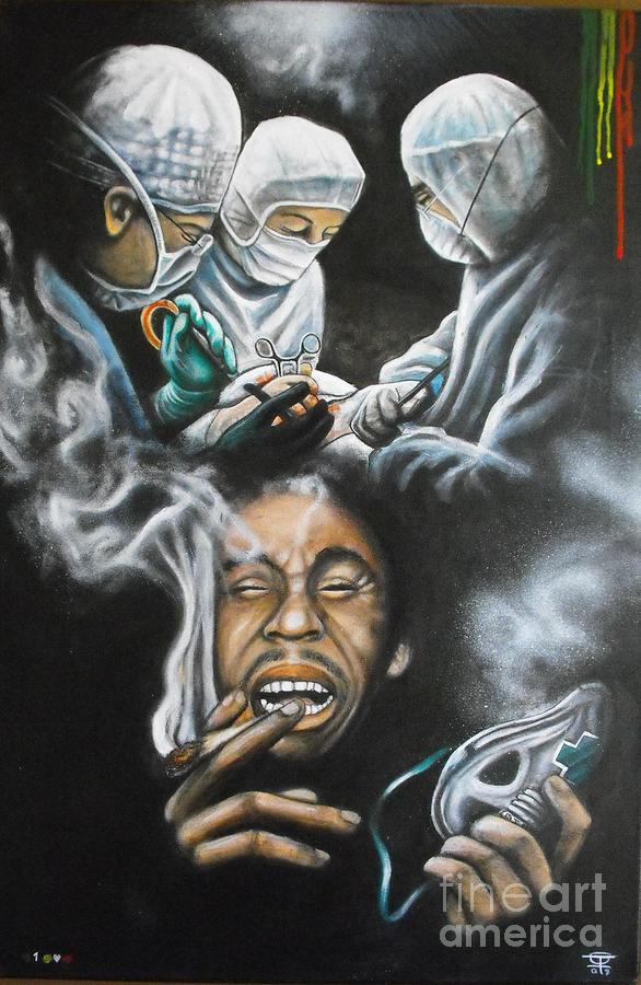 Bob Marley Painting - Choice by Graham Thorne