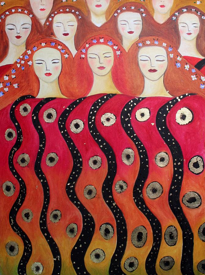 Choir of Angels Painting by Alma Yamazaki