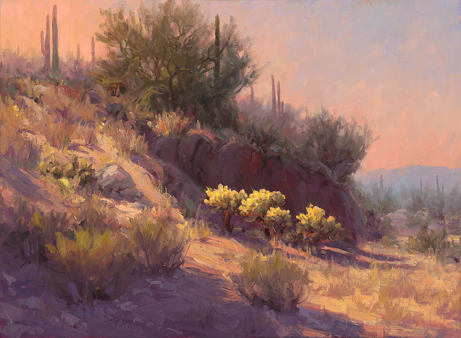 Cholla Dream Painting by Becky Joy