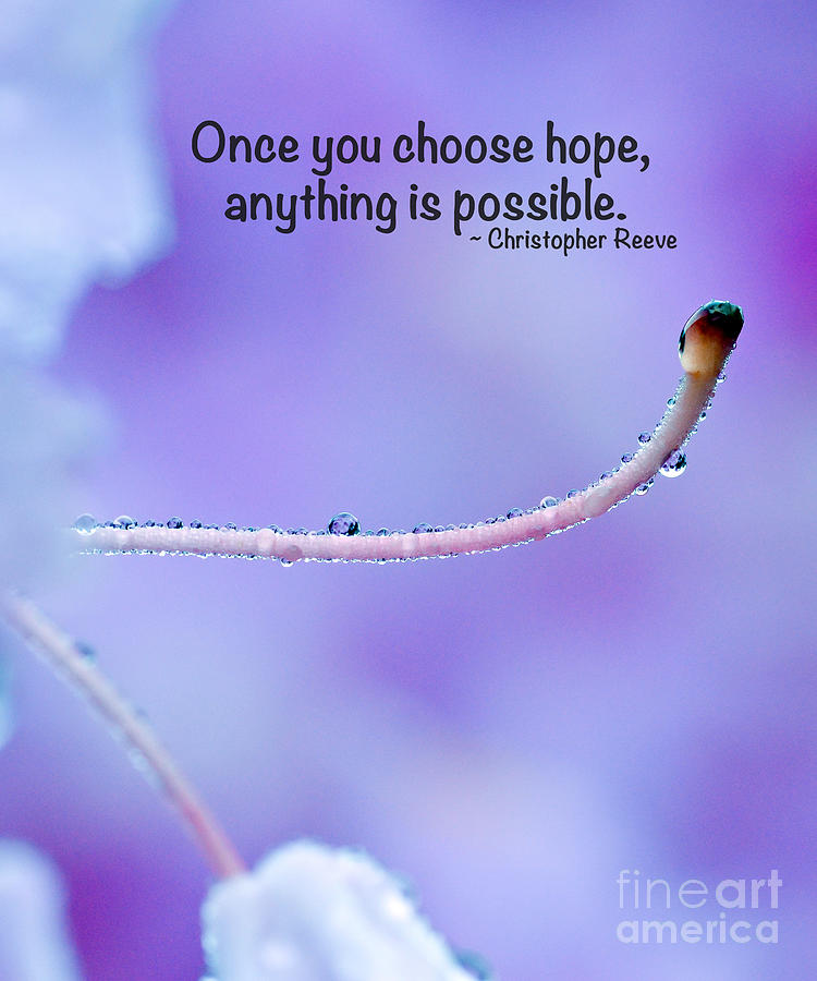 Choose Hope Photograph by Kerri Farley