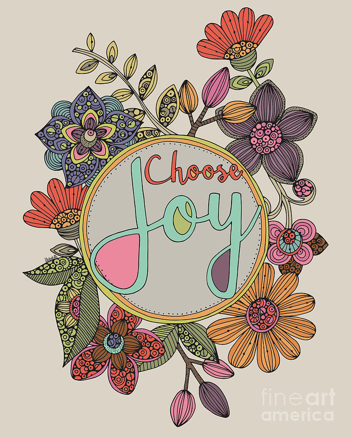 Choose Joy Digital Art by MGL Meiklejohn Graphics Licensing