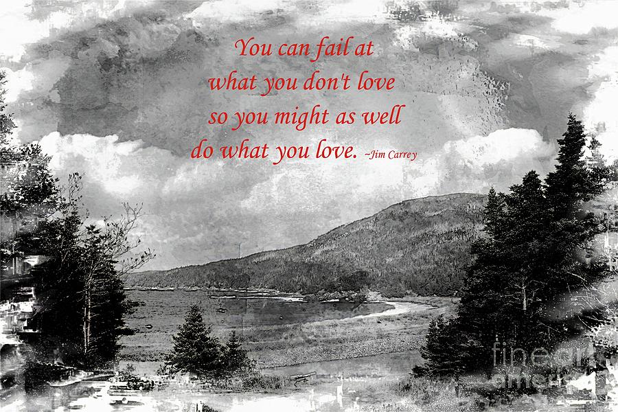 Choose What You Love Photograph by Barbara A Griffin