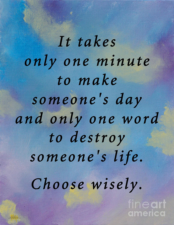 Choose Wisely Painting by Alys Caviness-Gober