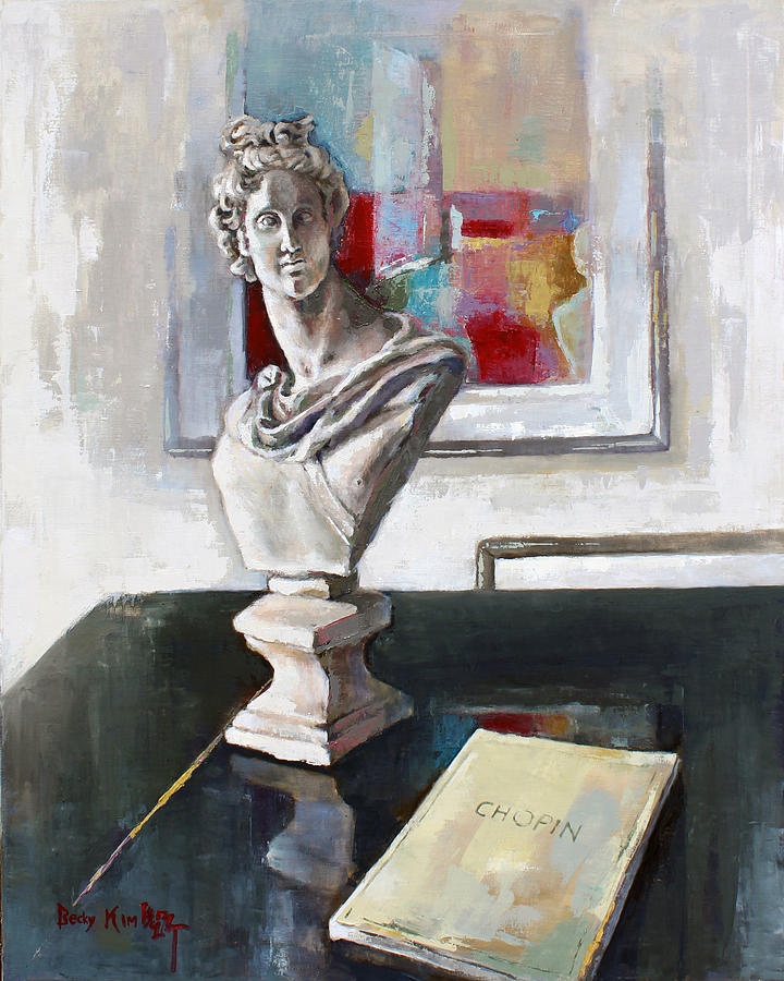Chopin Painting by Becky Kim
