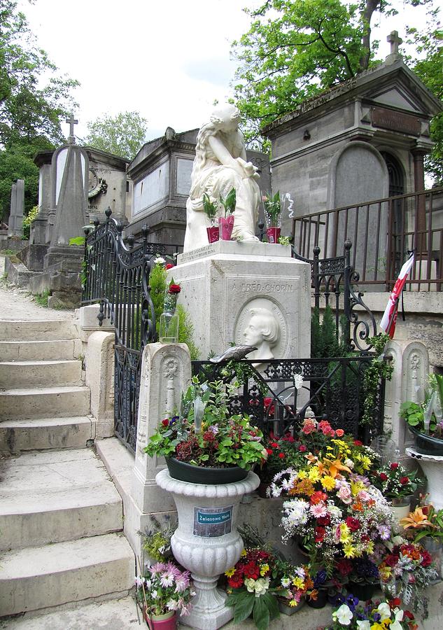 Chopin Grave Paris Photograph by Keith Stokes