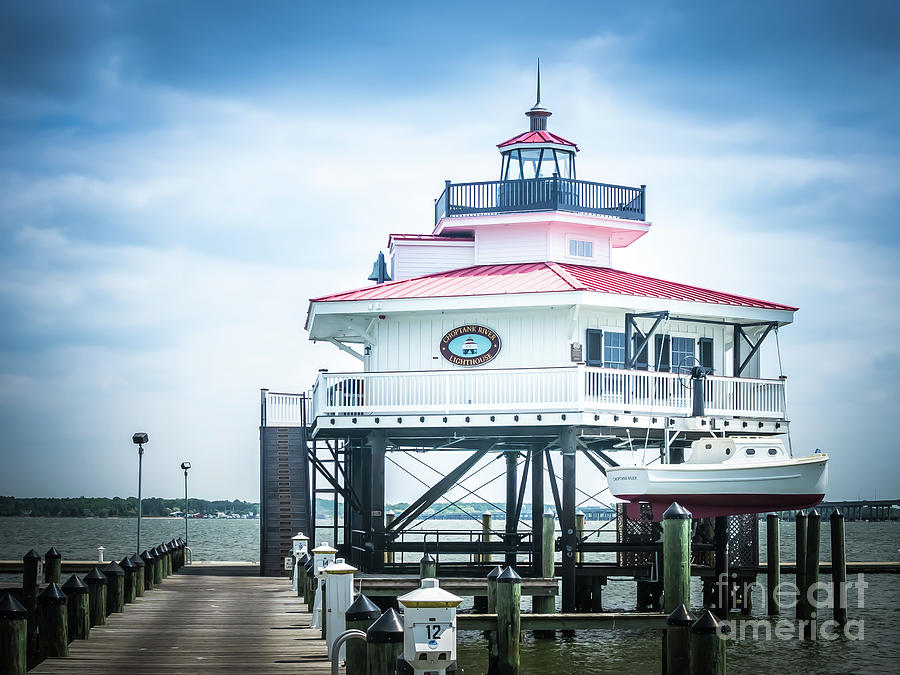Choptank River Lighthouse Photograph by Scott and Dixie Wiley