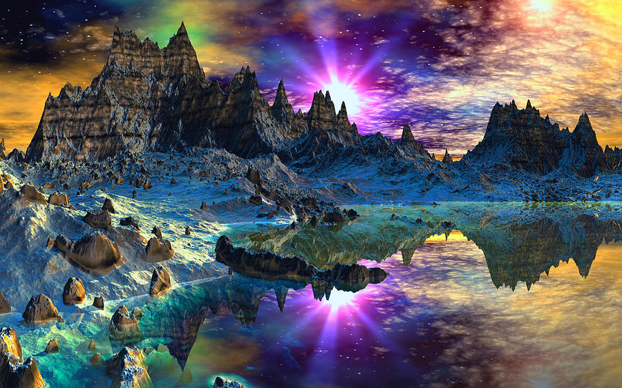 Chosen Hills Sunrise Digital Art by David Jackson Chosen Hills Sunrise Digital Art by David Jackson