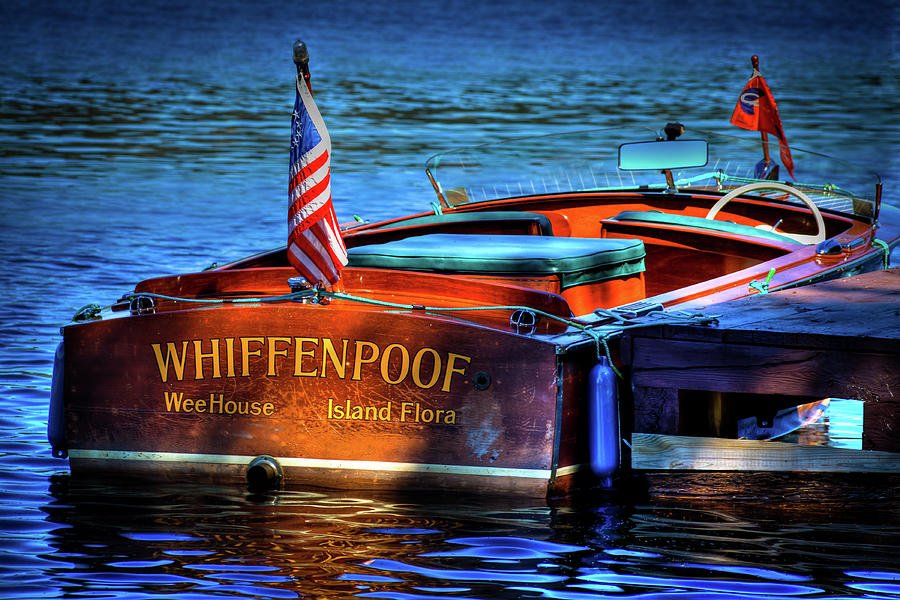 1958 Chris Craft Utility Boat Photograph by David Patterson