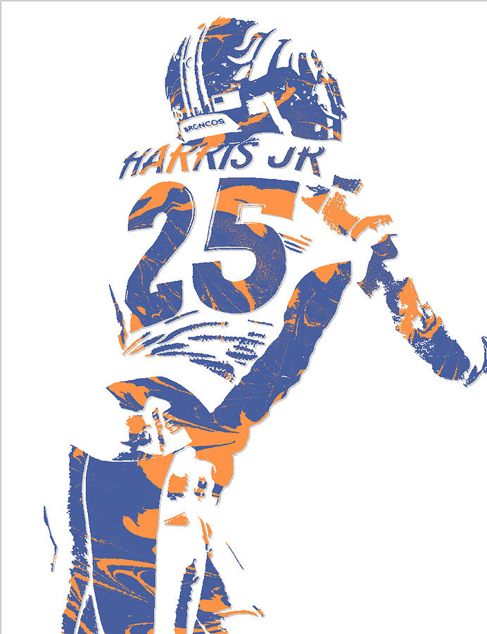 Peyton Manning Denver Broncos Pixel Art 8 Art Print by Joe Hamilton - Fine  Art America