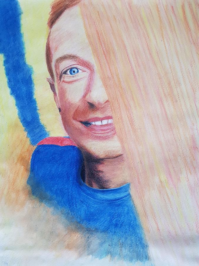 Chris Martin Drawing by Cassy Allsworth