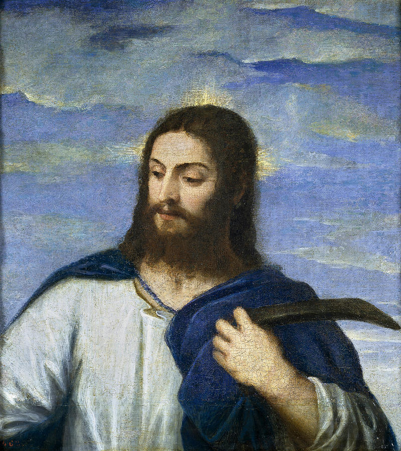 Christ, a gardener Painting by Titian