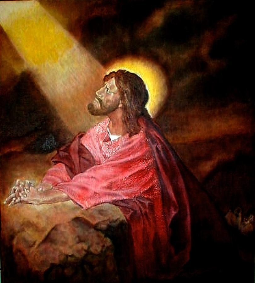 Christ At GETHSEMANE Painting by G Cuffia