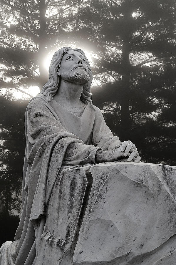 Jesus Christ Photograph - Christ at Prayer by Robert  Suits Jr
