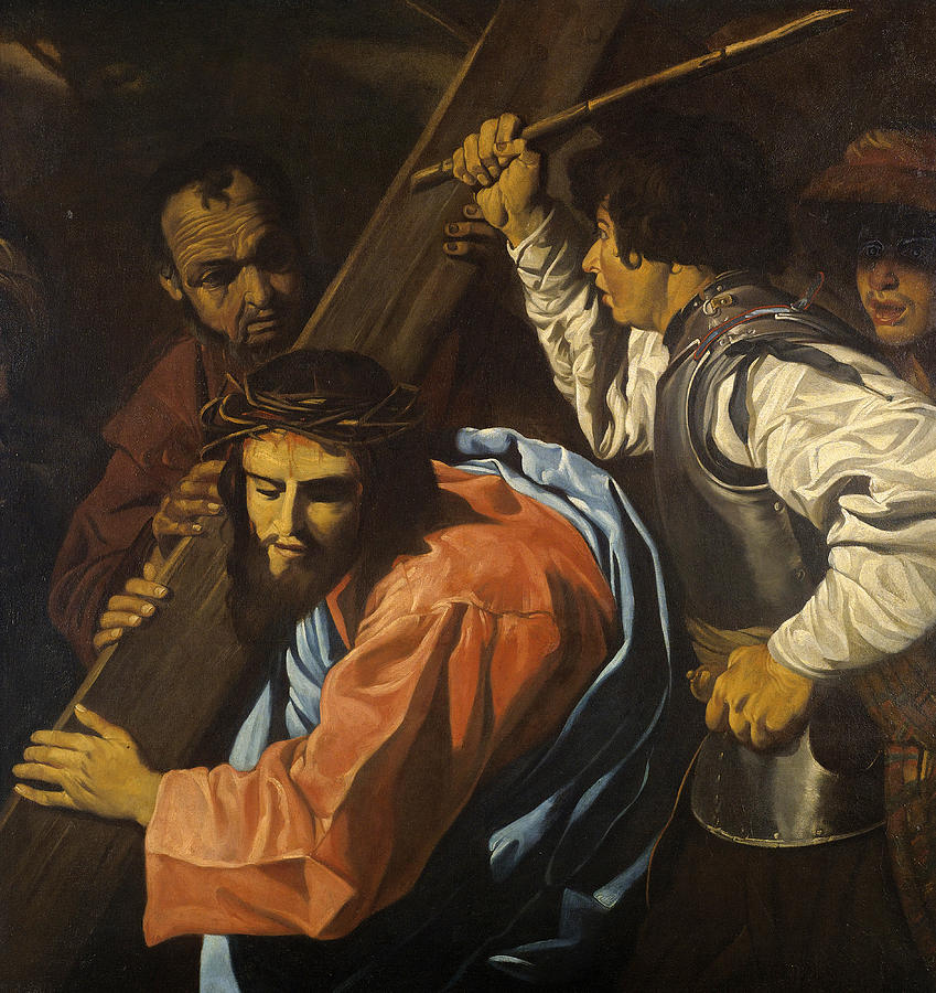 Christ Being Led to Calvary Painting by Follower of Matthias Stom
