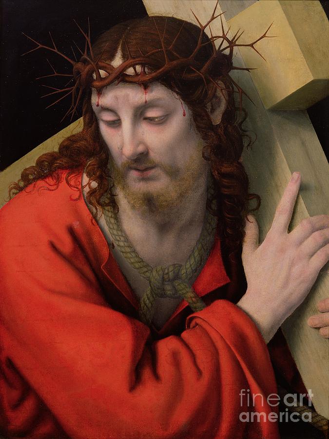 Jesus Christ Painting - Christ Carrying the Cross by Andrea Solario