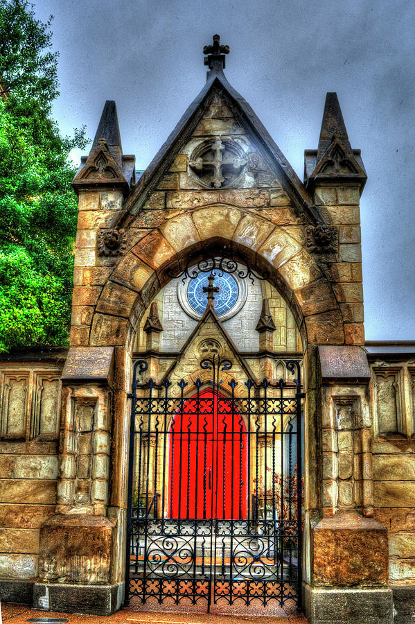 Christ Cathedrial Red Door Photograph by FineArtRoyal Joshua Mimbs