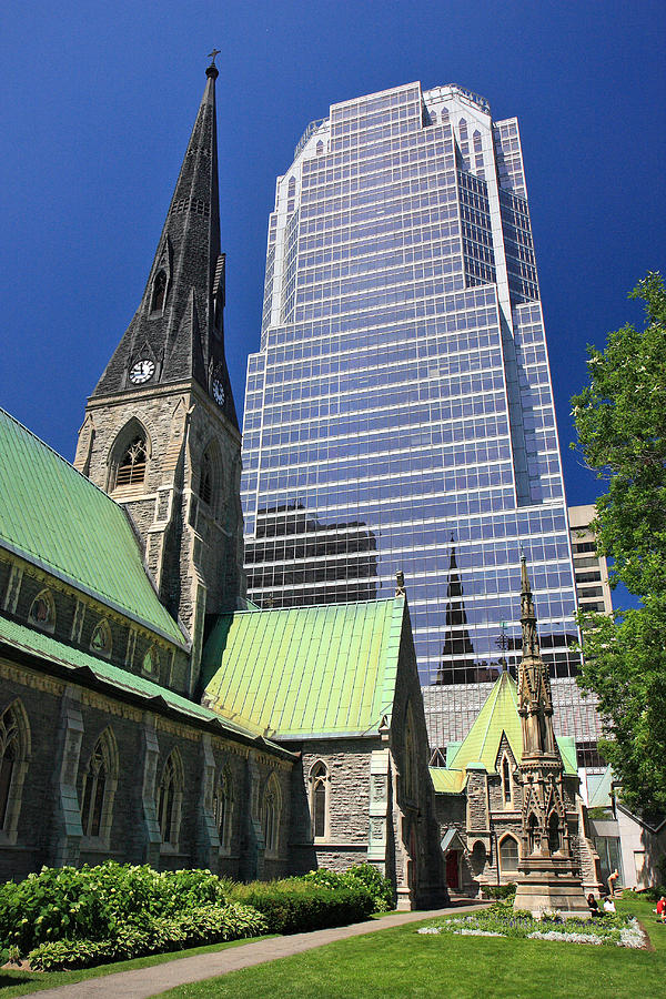 CHRIST CHURCH CATHEDRAL Montreal Photograph by Pierre Leclerc Photography
