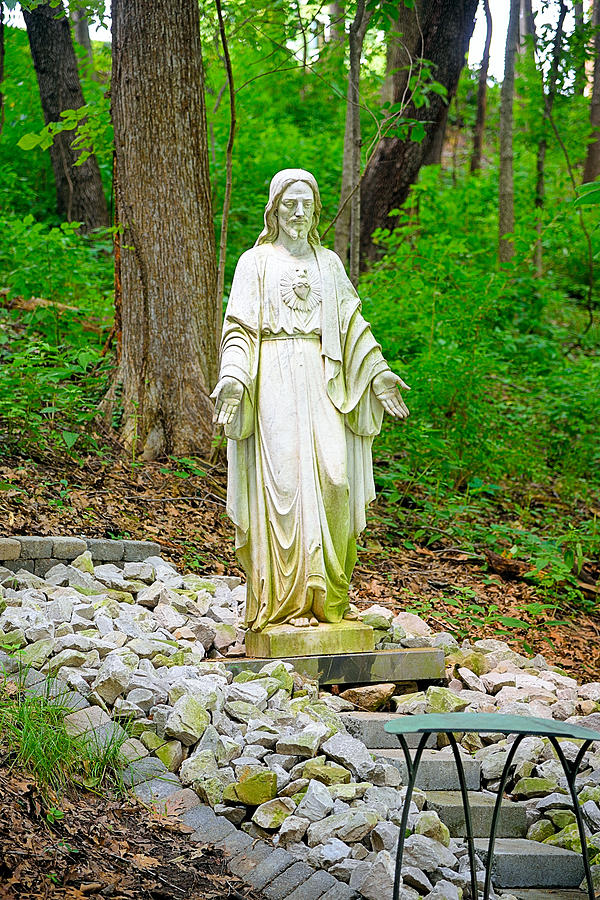 Christ in the woods Photograph by Mike Poeppel II | Pixels