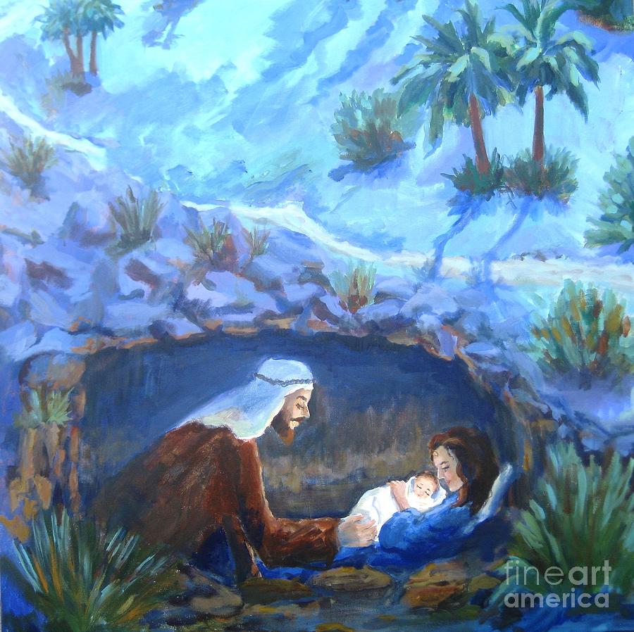 And Unto Us A Son is Given Painting by Maria Hunt