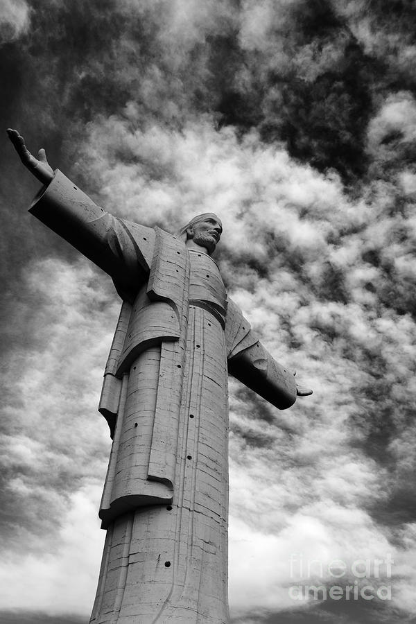 Christ of the Concordia Cochabamba Photograph by James Brunker
