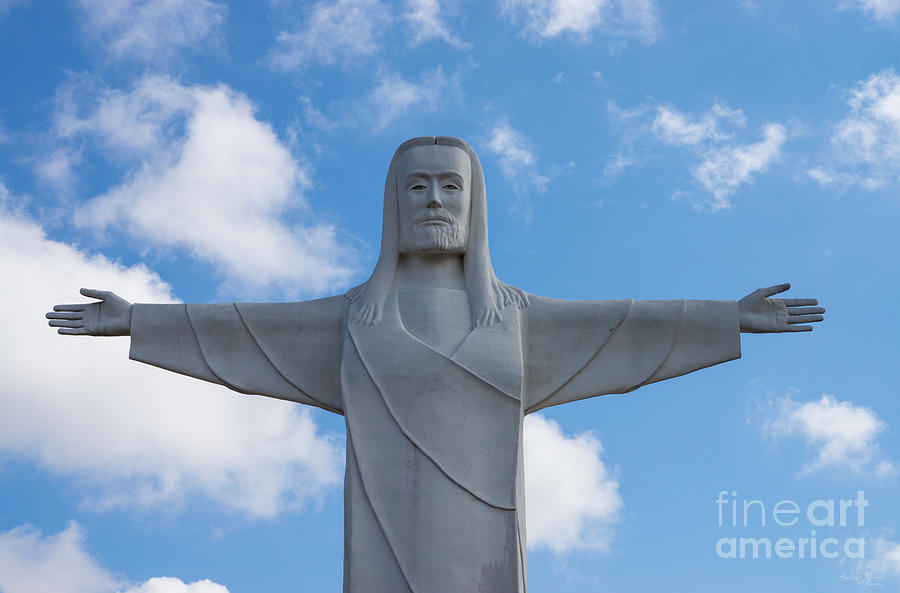 Easter Photograph - Christ Of The Ozarks by Jennifer White