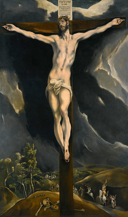 Christ on the Cross Painting by El Greco