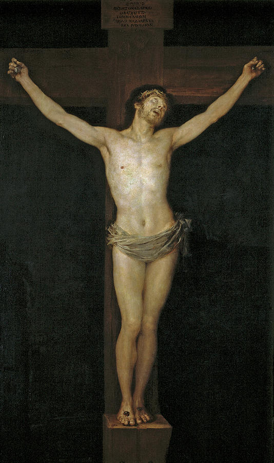 Christ on the Cross  Painting by Francisco Goya
