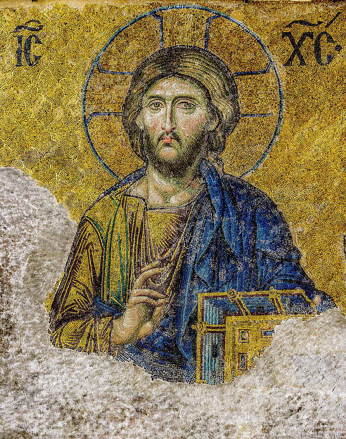 Christ Pantocrator - Byzantine Artwork Photograph