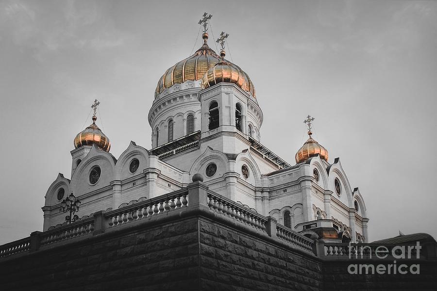 Moscow Photograph - Christ The Savior Cathedral by Iryna Liveoak