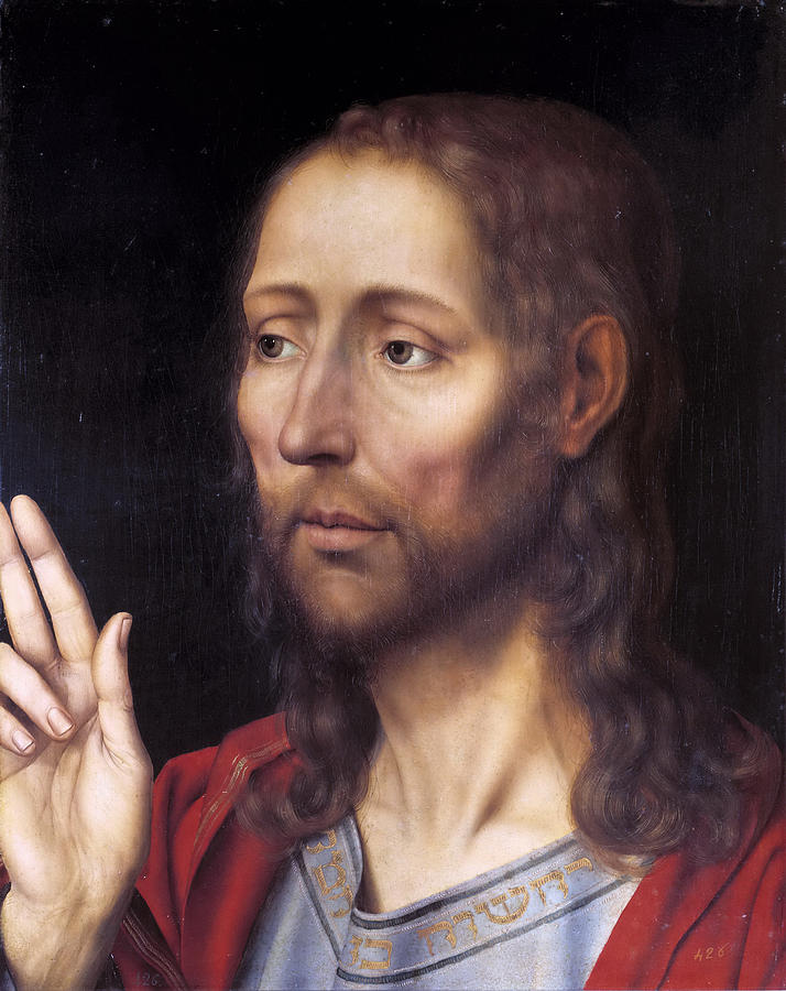 Christ the Saviour Painting by Quentin Matsys