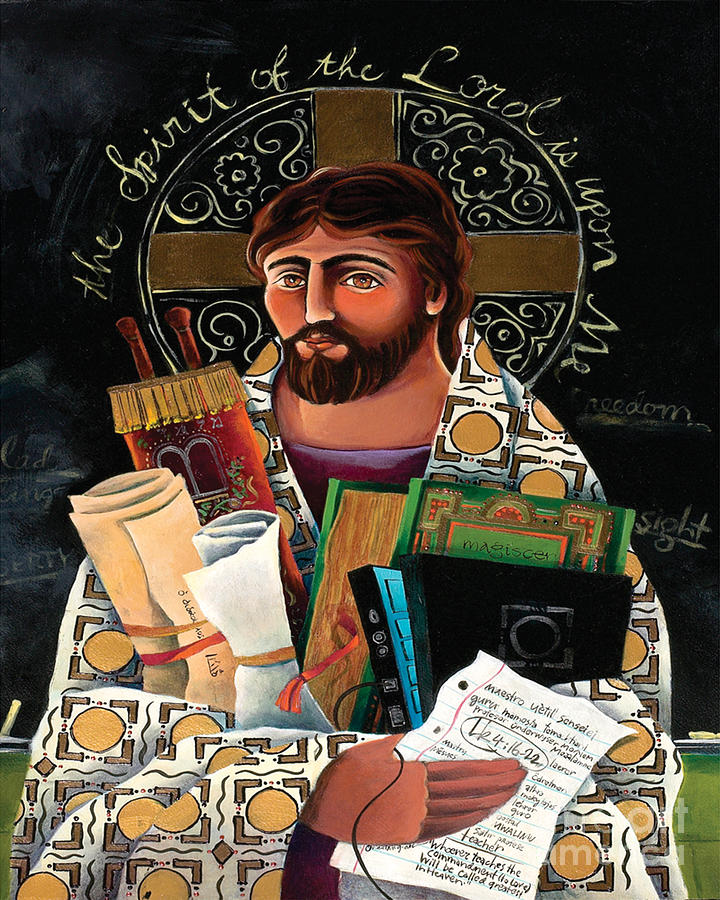Christ the Teacher MMCTT Painting by Br Mickey McGrath OSFS Pixels