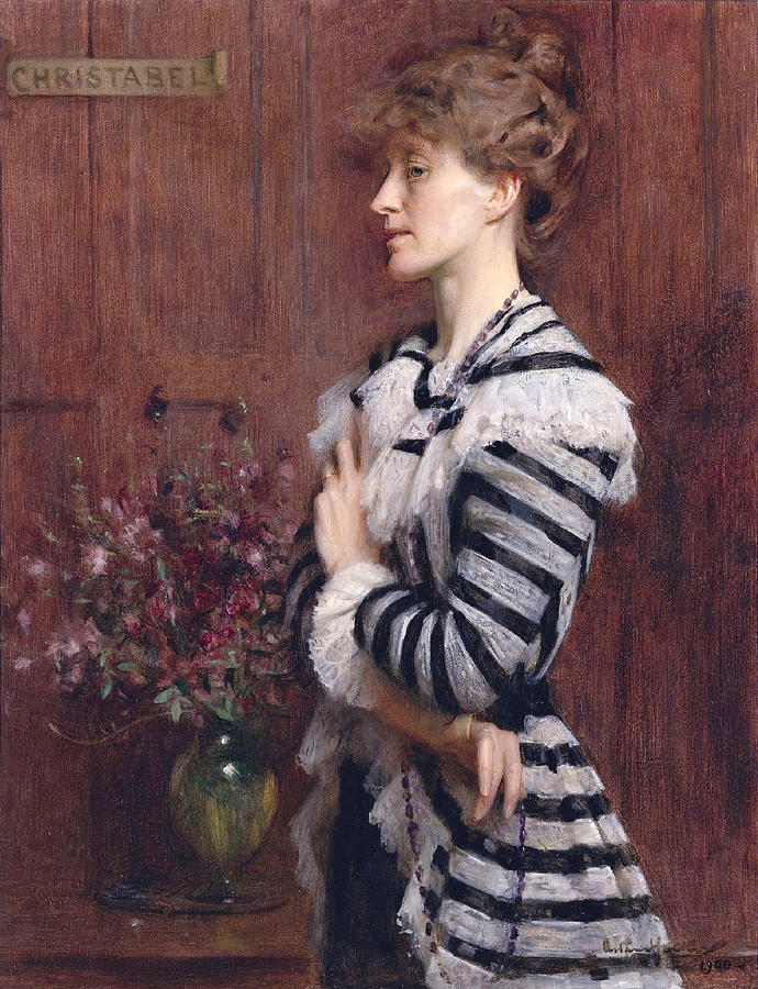Christabel Cockerell. Lady Frampton Painting by Arthur Hacker