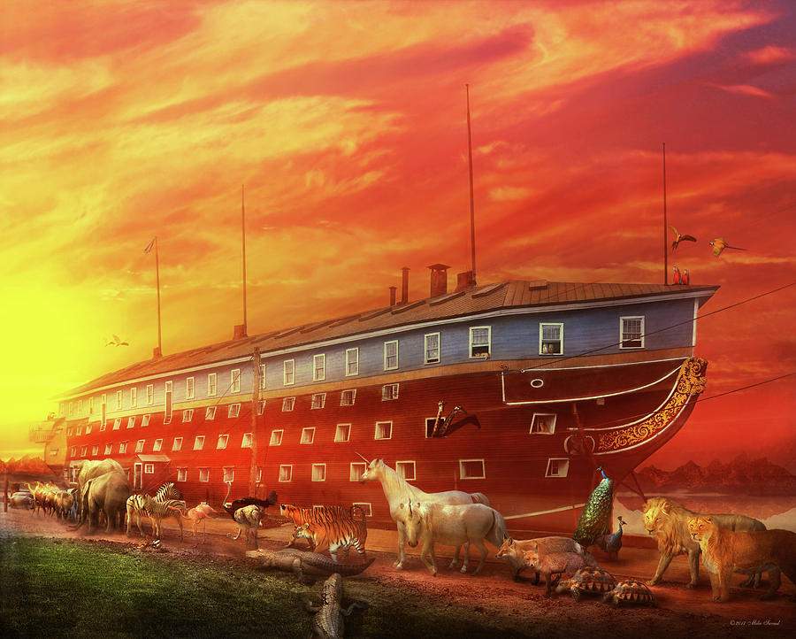 Christian - Noahs Ark - The beginning Photograph by Mike Savad