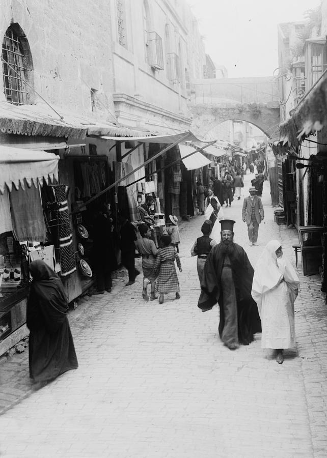 Christian Quarter Street 1915 Photograph by Munir Alawi