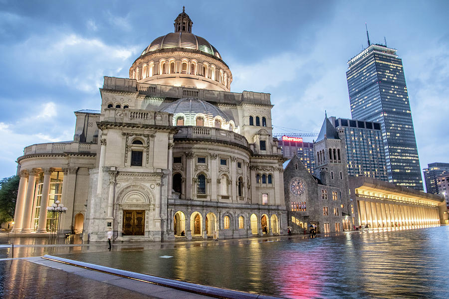 Christian Science Center in Boston Photograph by Peter Ciro