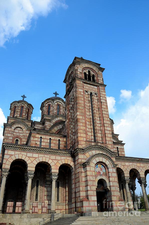 Christian Serbian Orthodox Church of Saint Mark Belgrade Serbia Photograph by Imran Ahmed