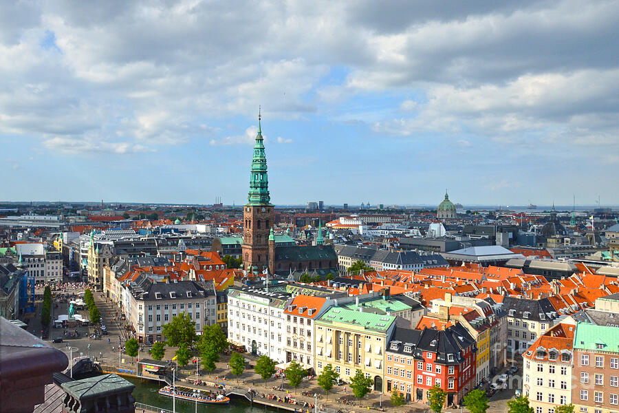 Christiansborg Palace Tower View of Copenhagen Photograph by Catherine Sherman