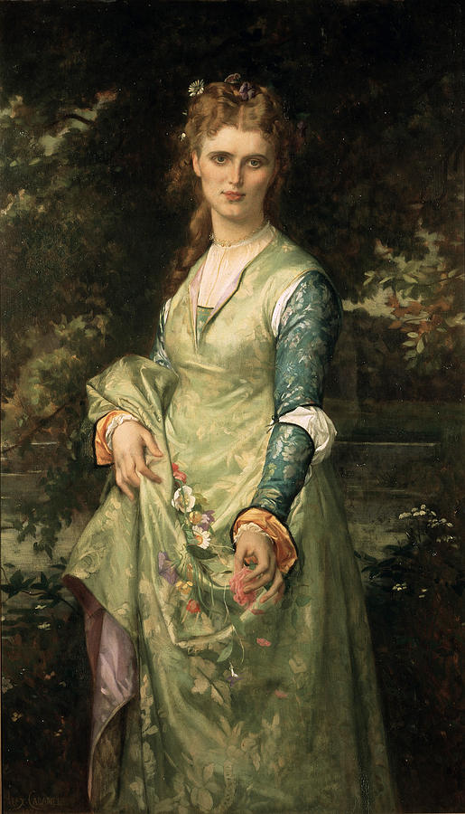 Christina Nilsson Painting by Alexandre Cabanel