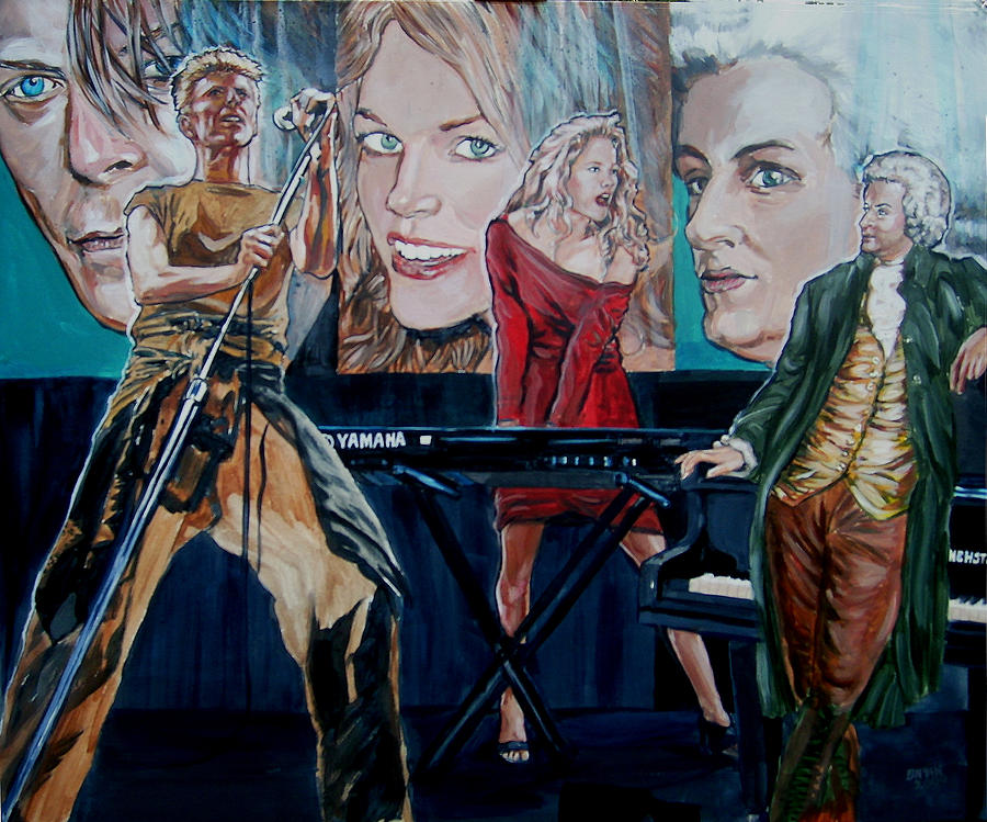 Christine Anderson Concert Fantasy Painting by Bryan Bustard