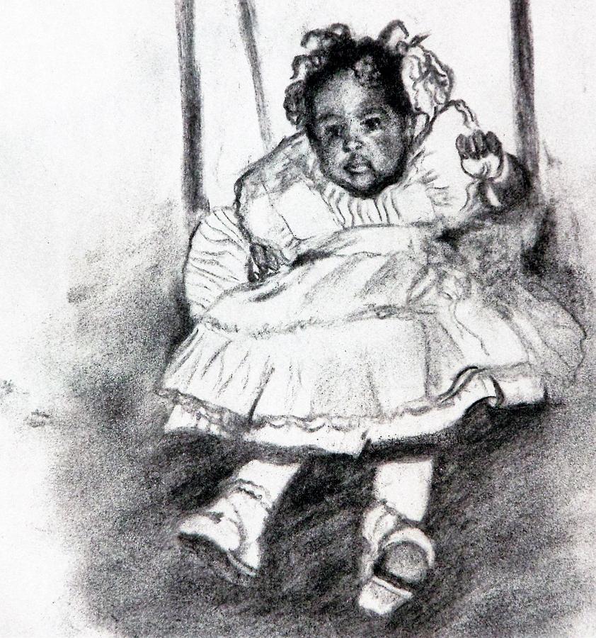 Christine Drawing by John Edwe