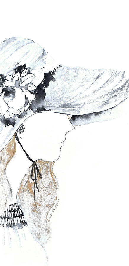 Fashion Illustration Painting - Christine No.2 by Christine Song Fashion Illustration Painting - Christine No.2 by Christine Song