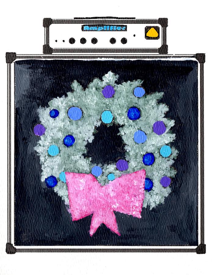 Christmas Amp Painting by Joe Dagher