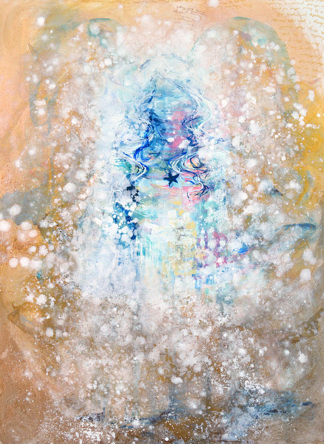 Christmas Angel Painting by Ashleigh Dyan Bayer