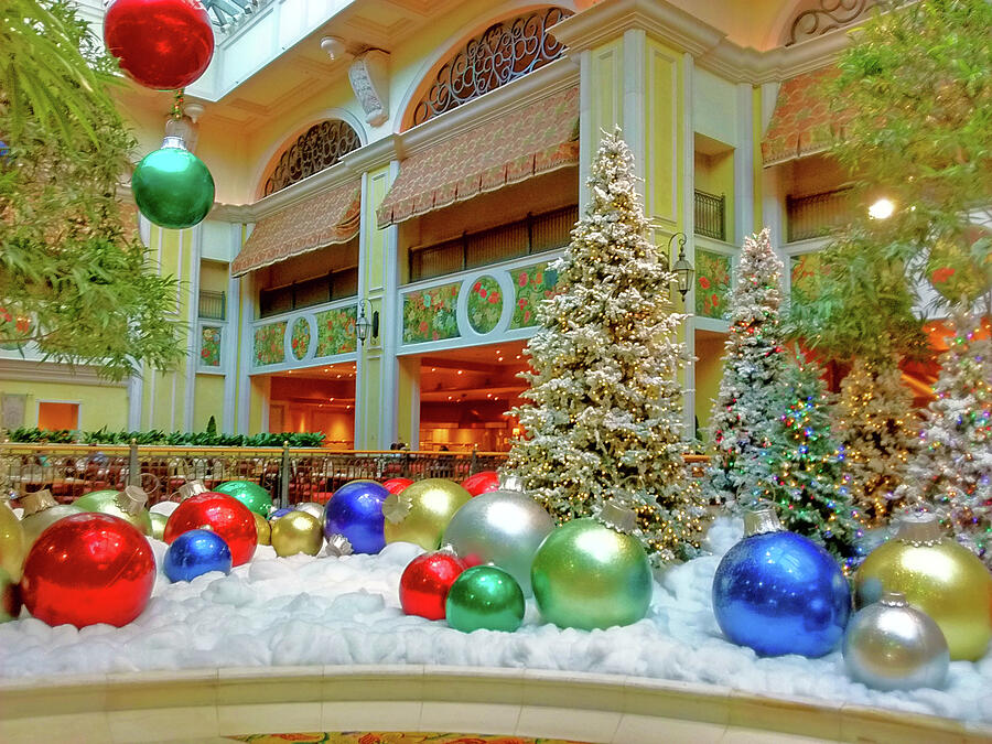 Christmas at the Beau Rivage Photograph by Marian Bell