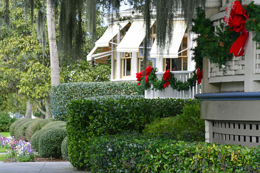 Christmas at the Jekyll Island Club Hotel Photograph by Bruce Gourley