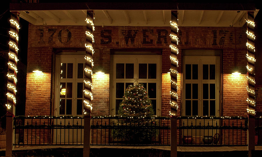 Christmas at the Rio in Virginia City Photograph by Scotty Baby Fine